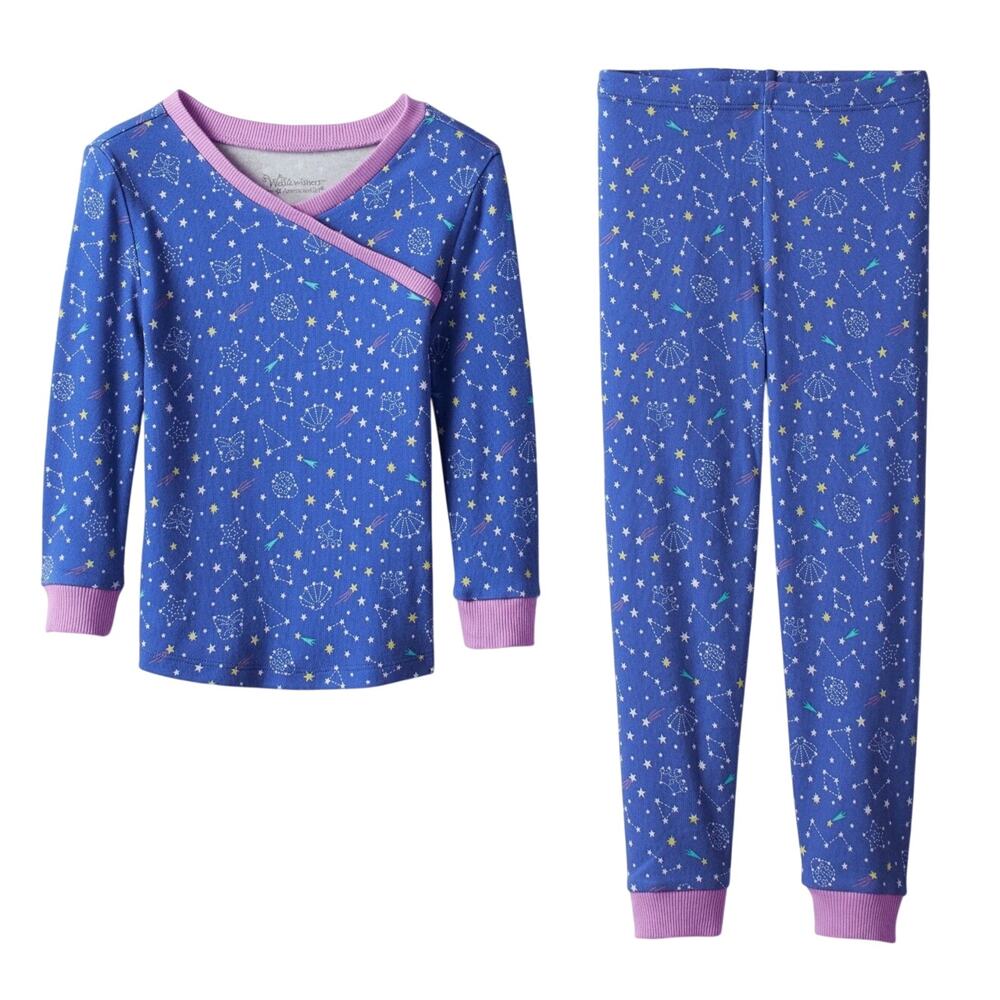 American Girl Willow Wishers Starry Sky Pajamas - Cozy Blue & Pink Set